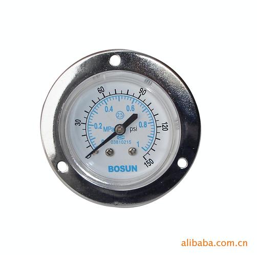 供應(yīng)氣動(dòng)儀器帶邊壓力表Y50T-02 緊湊耐用的工業(yè)壓力監(jiān)測(cè)解決方案